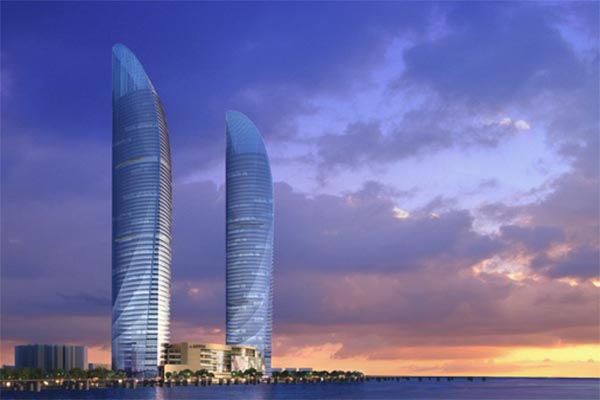 廈門(mén)世貿(mào)海峽大廈在施工建設(shè)中采用的彈簧減震